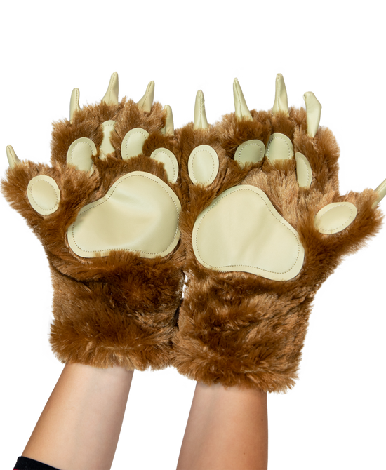 Brown Bear Children's Mitts