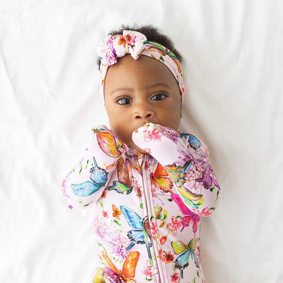 Watercolor Butterfly Convertible Bamboo One Piece