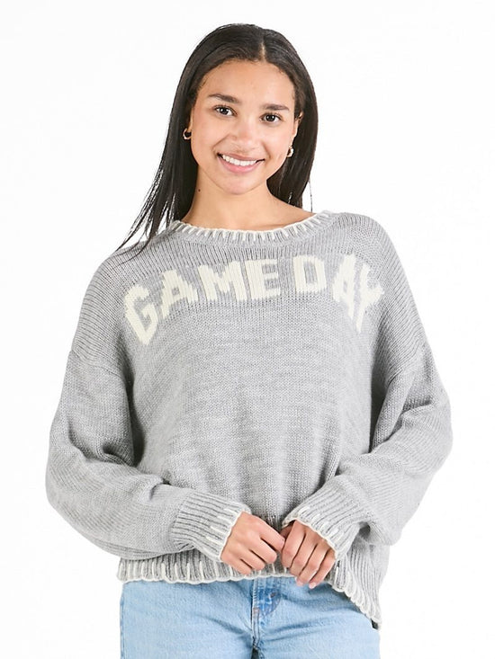 Adult Grey GAMEDAY Sweater
