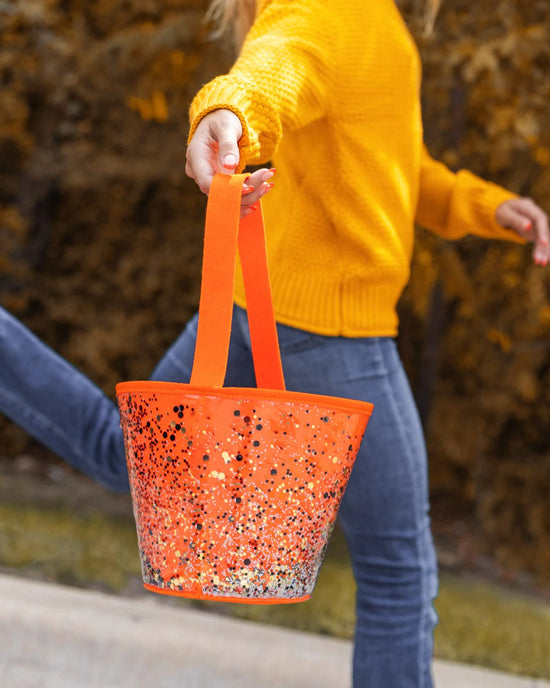 Load image into Gallery viewer, Confetti Filled Trick or Treat Bucket
