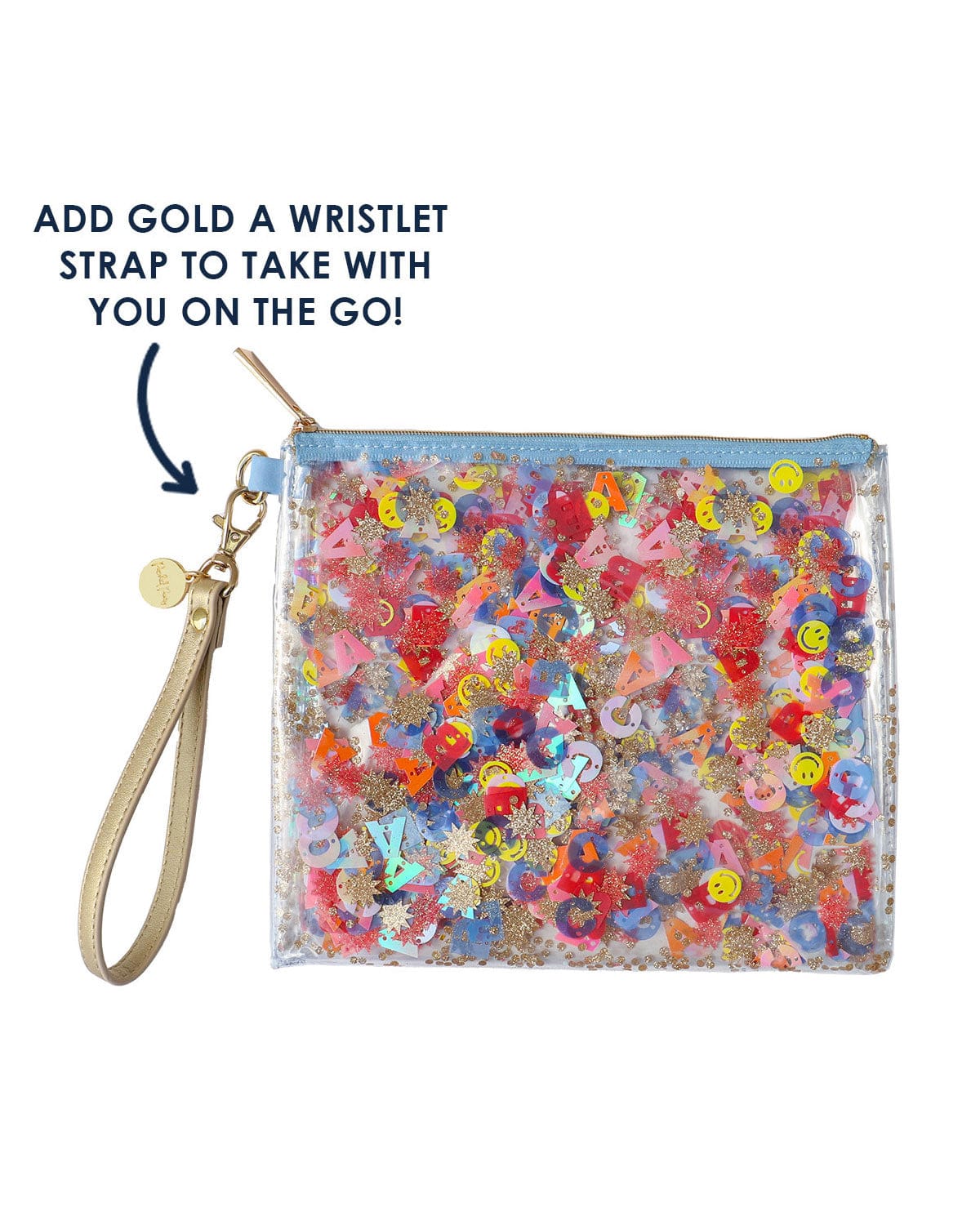 Letters Confetti Everything Pouch