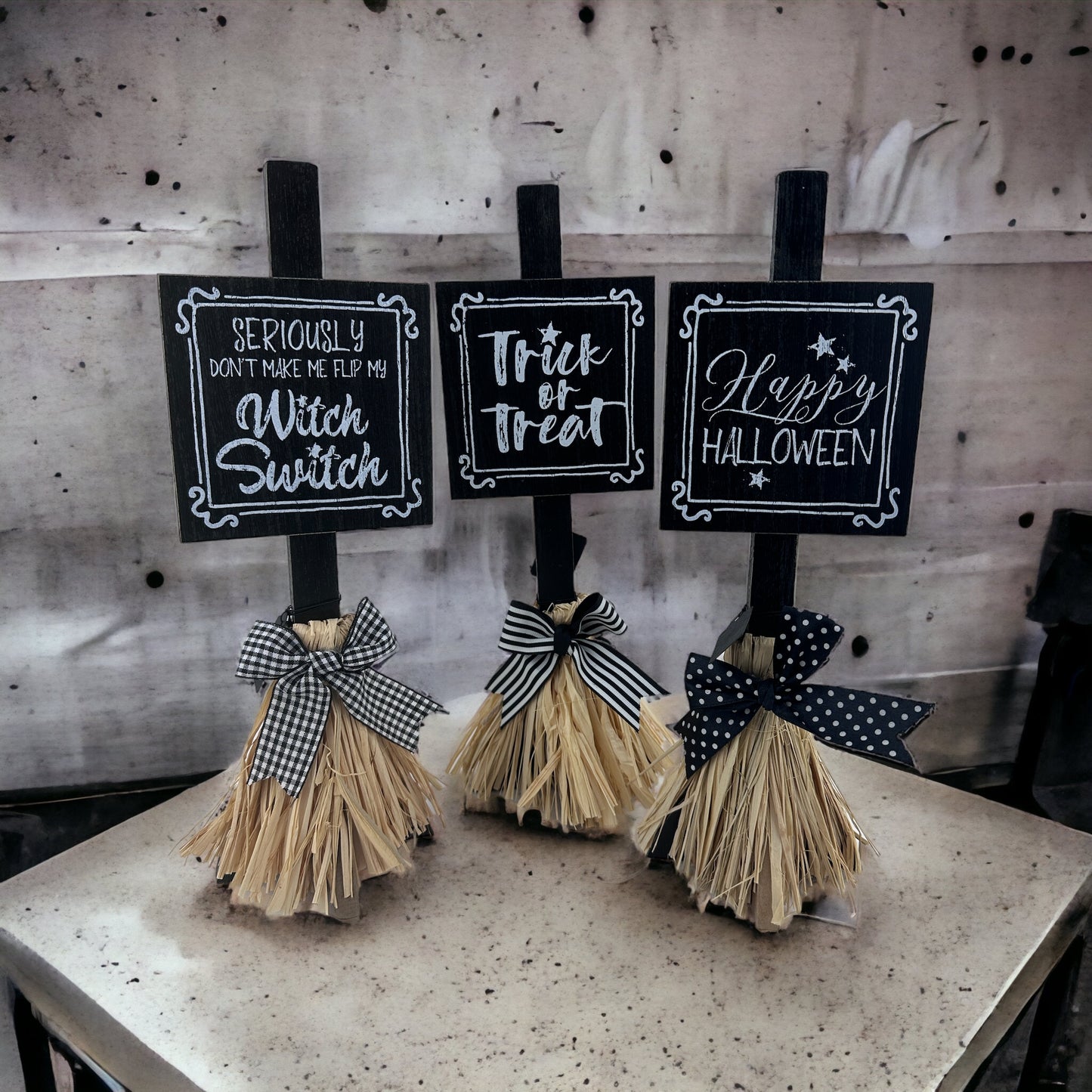 Straw Broom Decorations