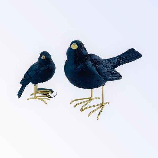 Black Glitter Crows
