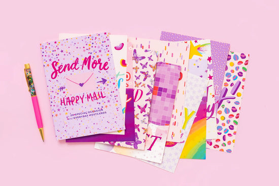 Happy Mail Postcard Book
