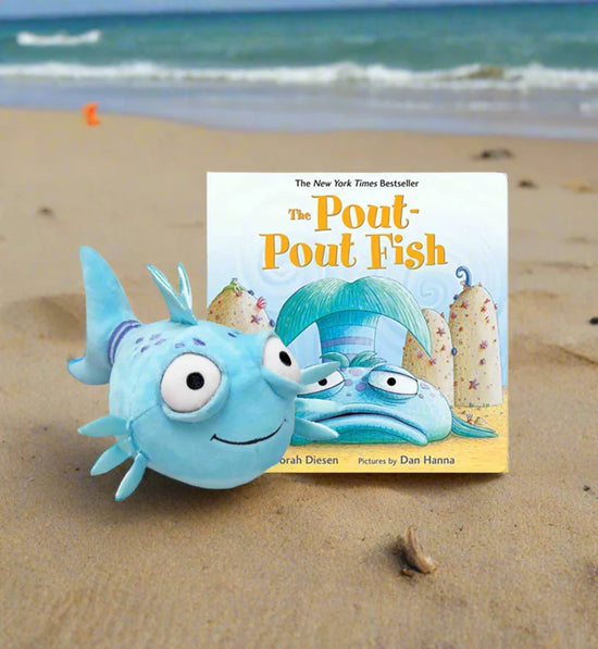 Load image into Gallery viewer, 9.5&amp;quot; Pout-Pout Fish Plush Stuffed Animal
