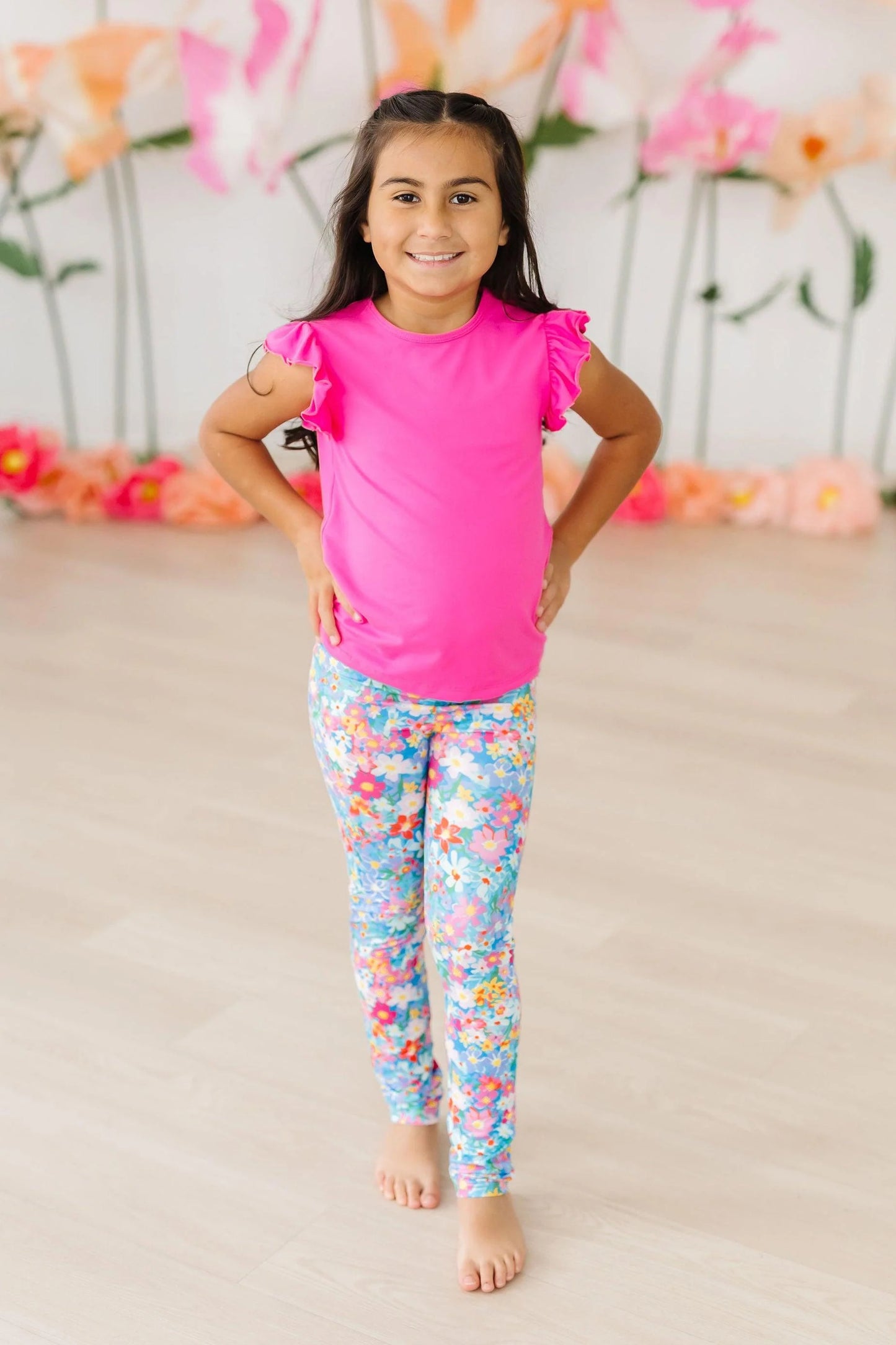 Preppy Floral Leggings