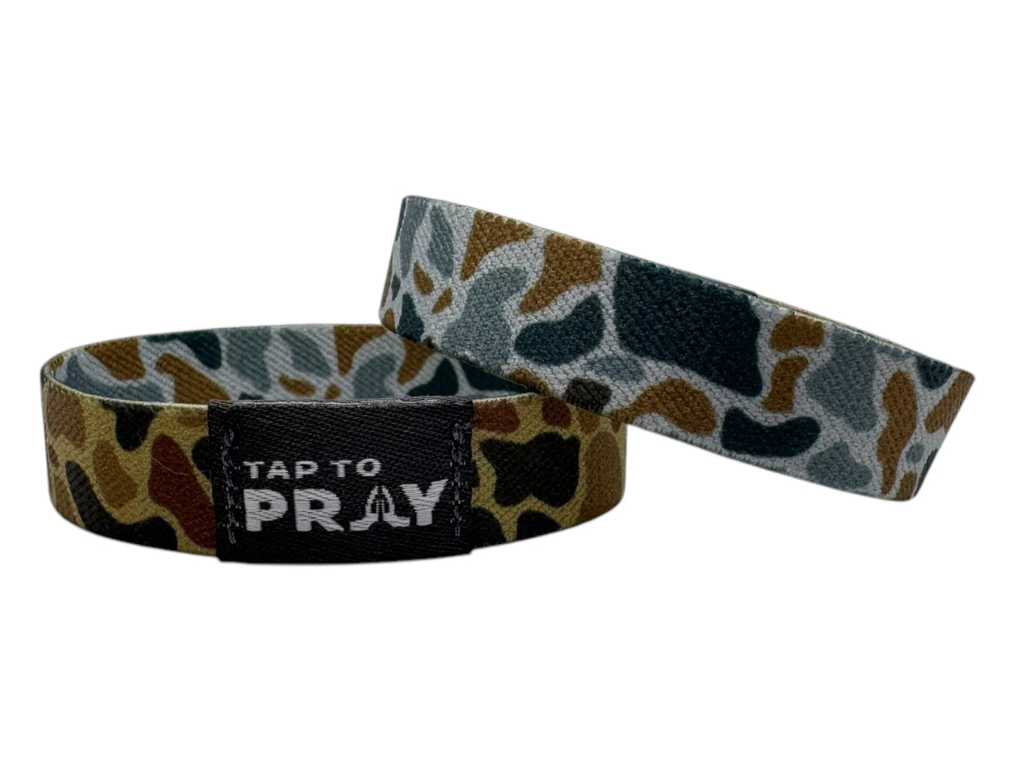 Tap To Pray™ Wristbands - River Rock Camo Sahara and Copper