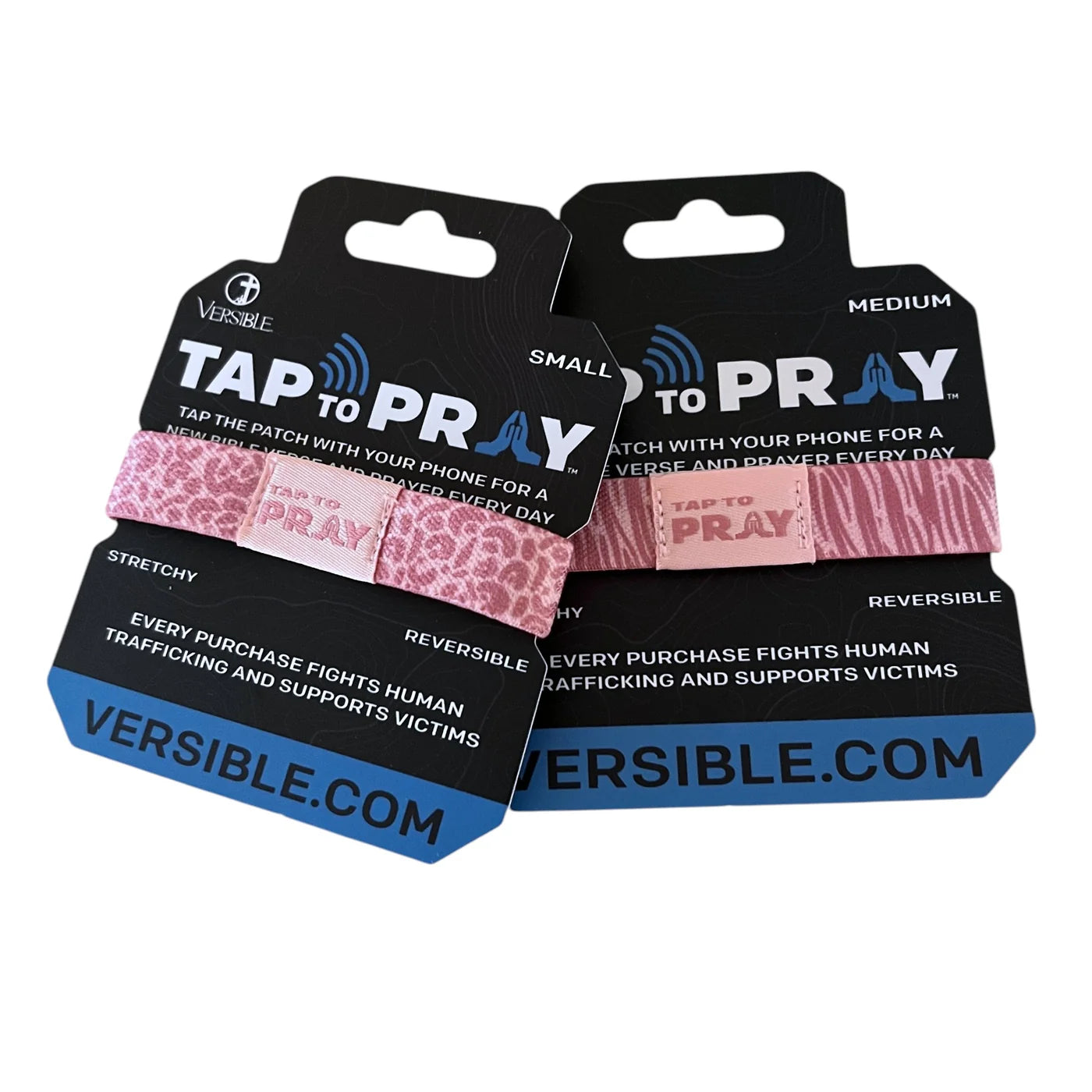 Tap To Pray™ Wristbands - Safari Rose - Large