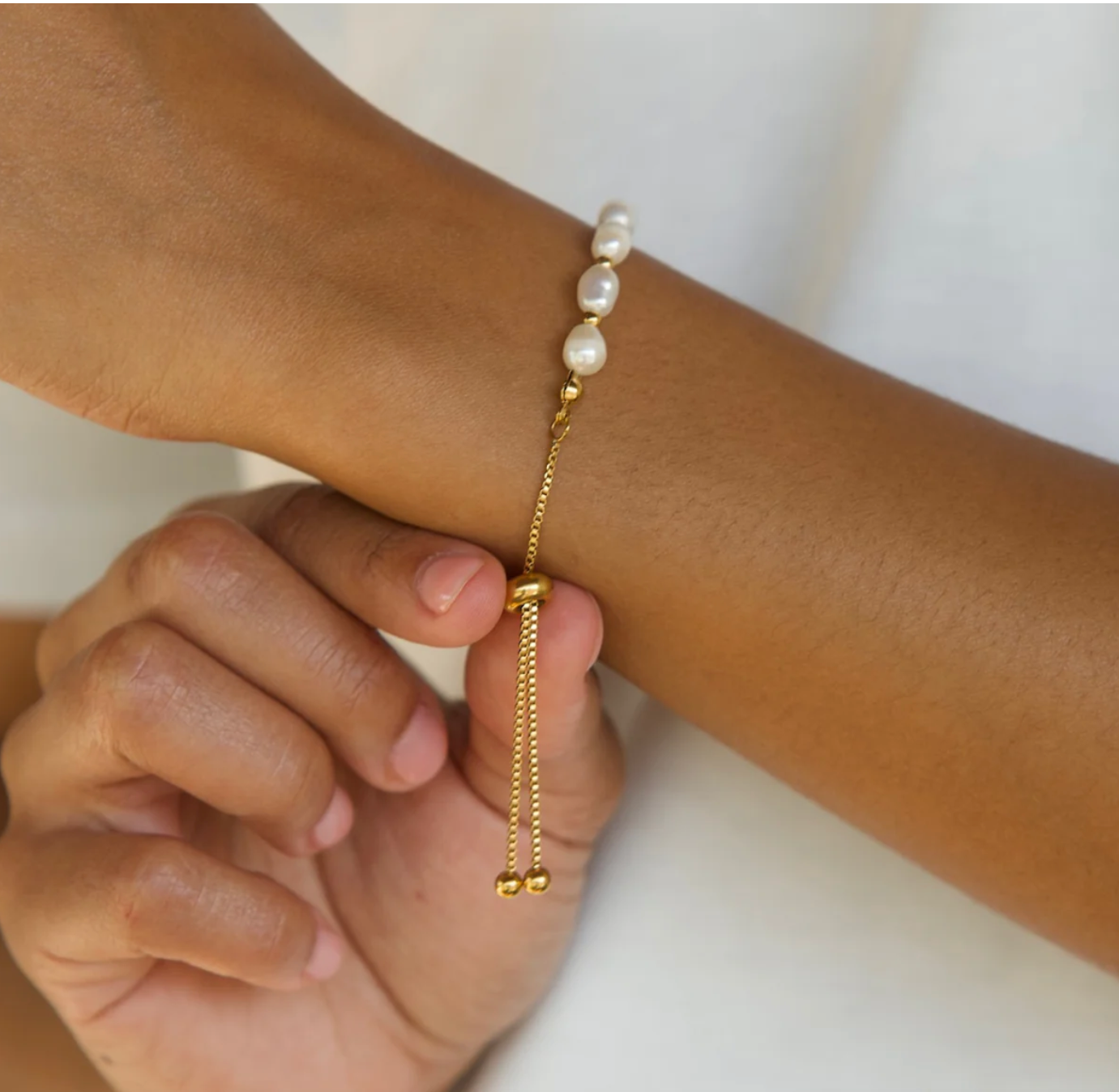 Ellie Vail Hayden Pearl Bracelet