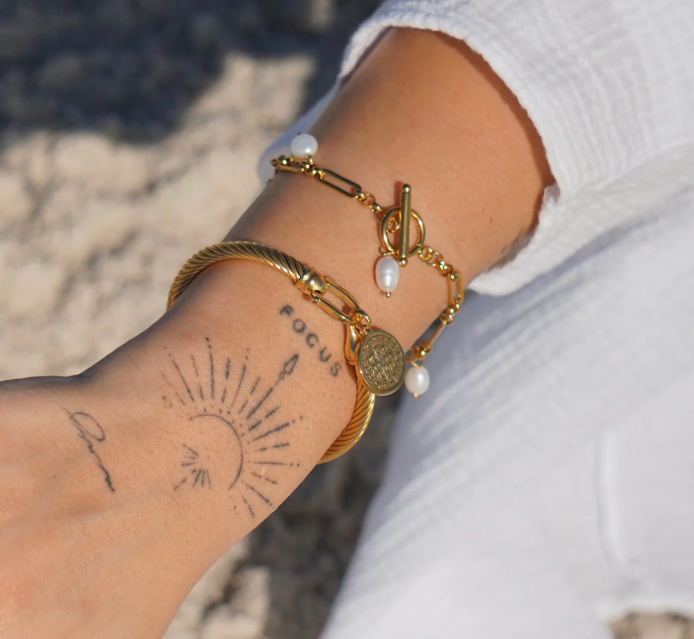 Ellie Vail Maya Coin Bracelet