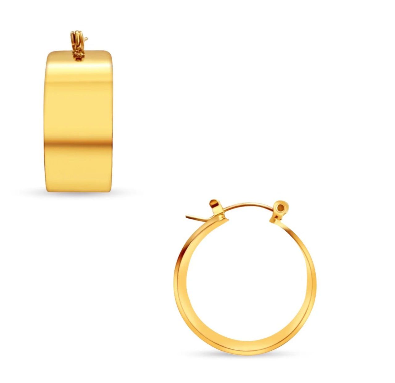 Ellie Vail Lia Wide Hoop Earring