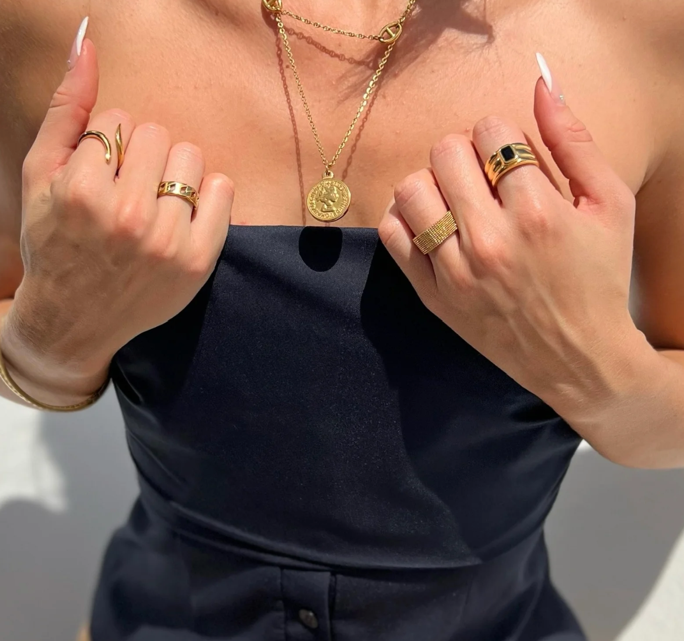 Ellie Vail Etta Mesh Ring