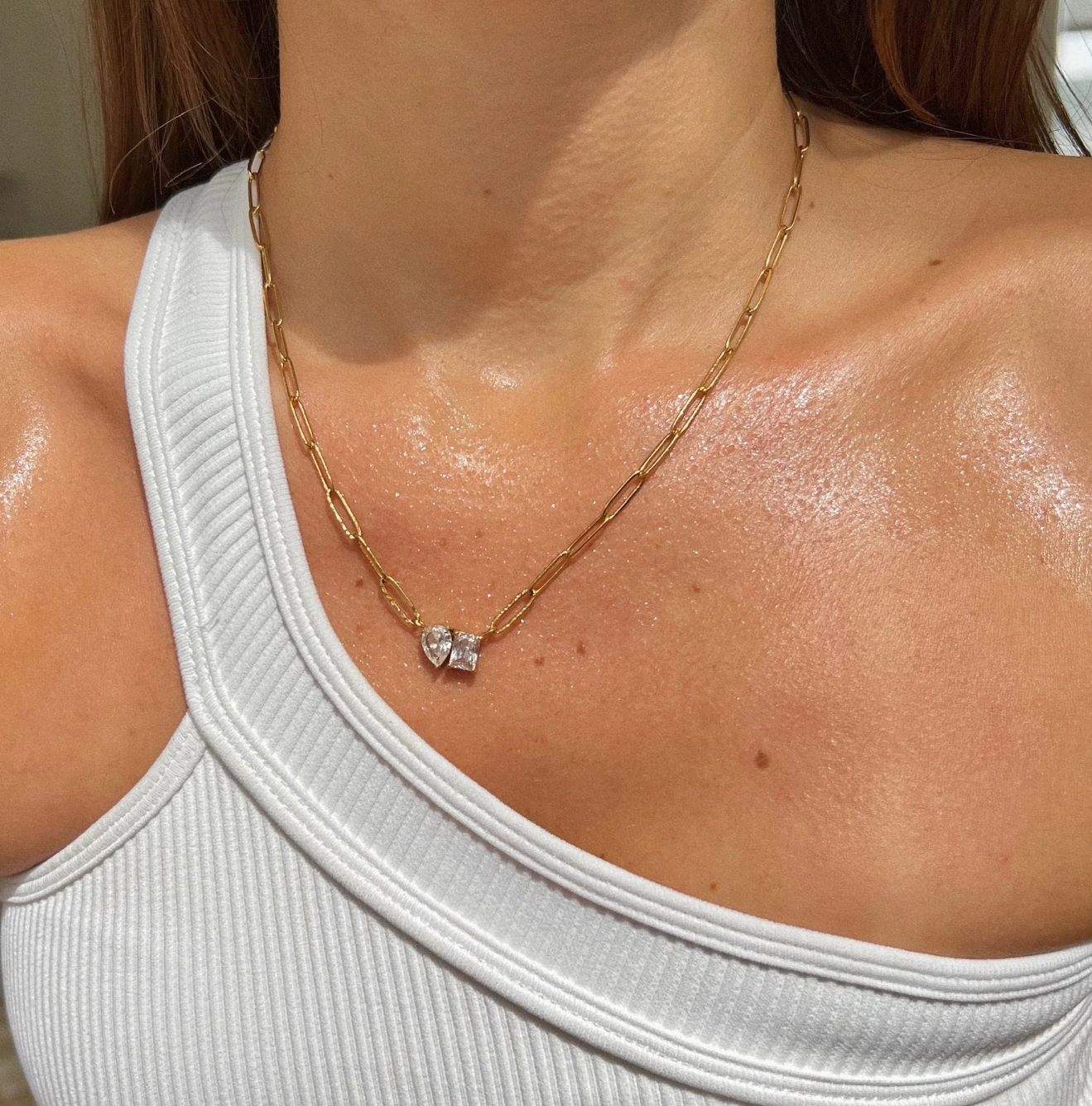 Ellie Vail Cecilia Toi Et Moi Necklace