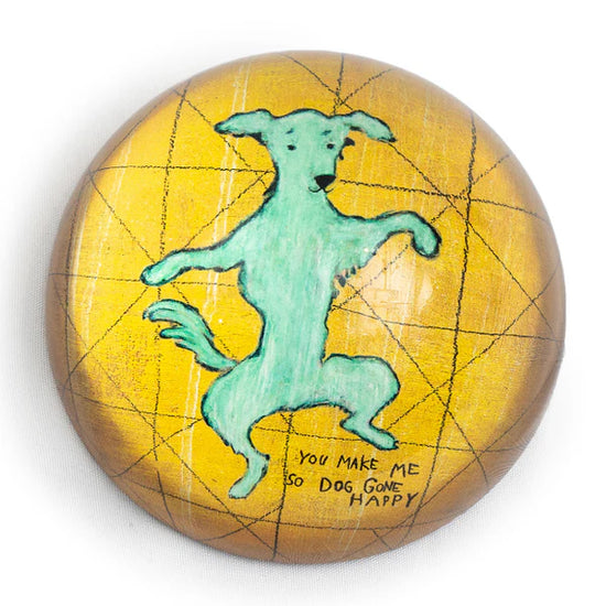 Dancing Dog Paperweight