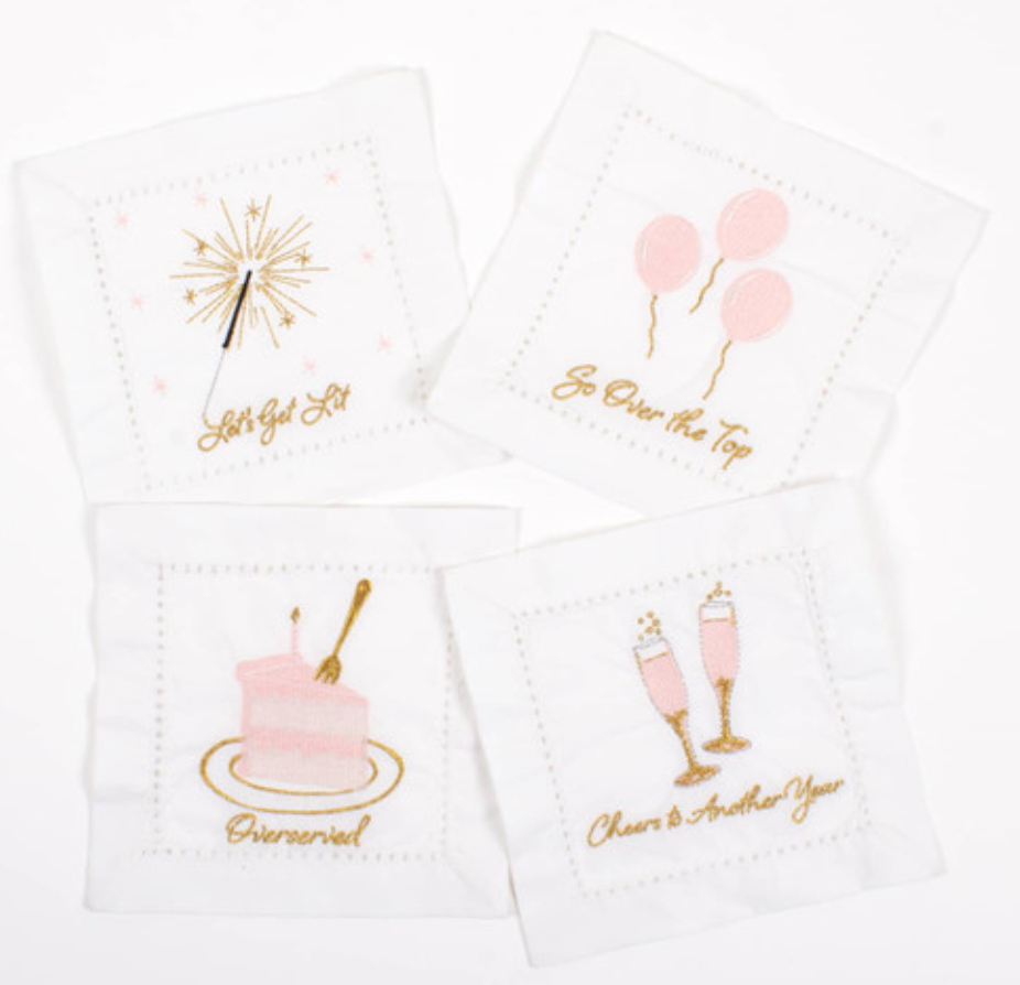 Birthday Cloth Napkin Set (4)