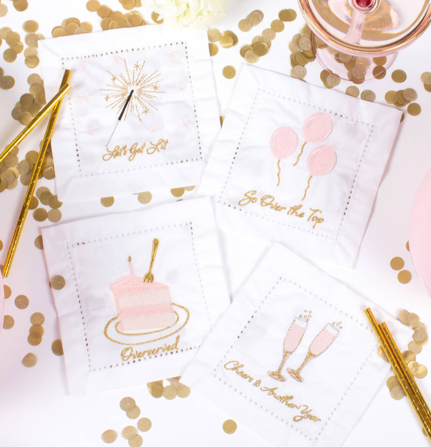 Birthday Cloth Napkin Set (4)