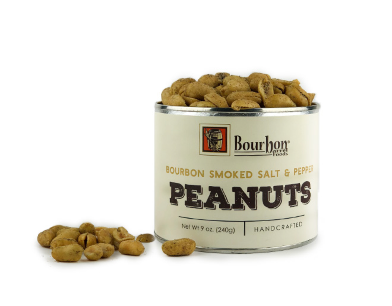 Bourbon Smoked Salt & Pepper Peaunuts