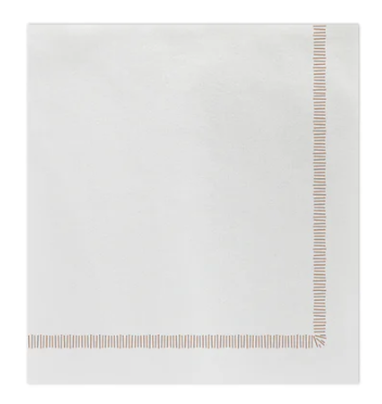 Papersoft Napkins Fringe Linen Cocktail Napkins (Pack of 20)