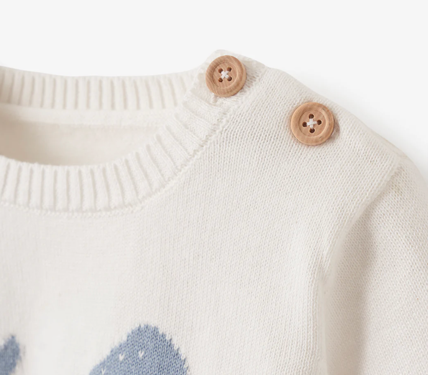 Whale Striped Knit Short Set