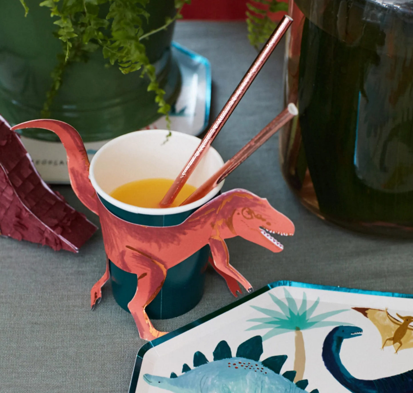 T-Rex Party Cups (Pack/8)
