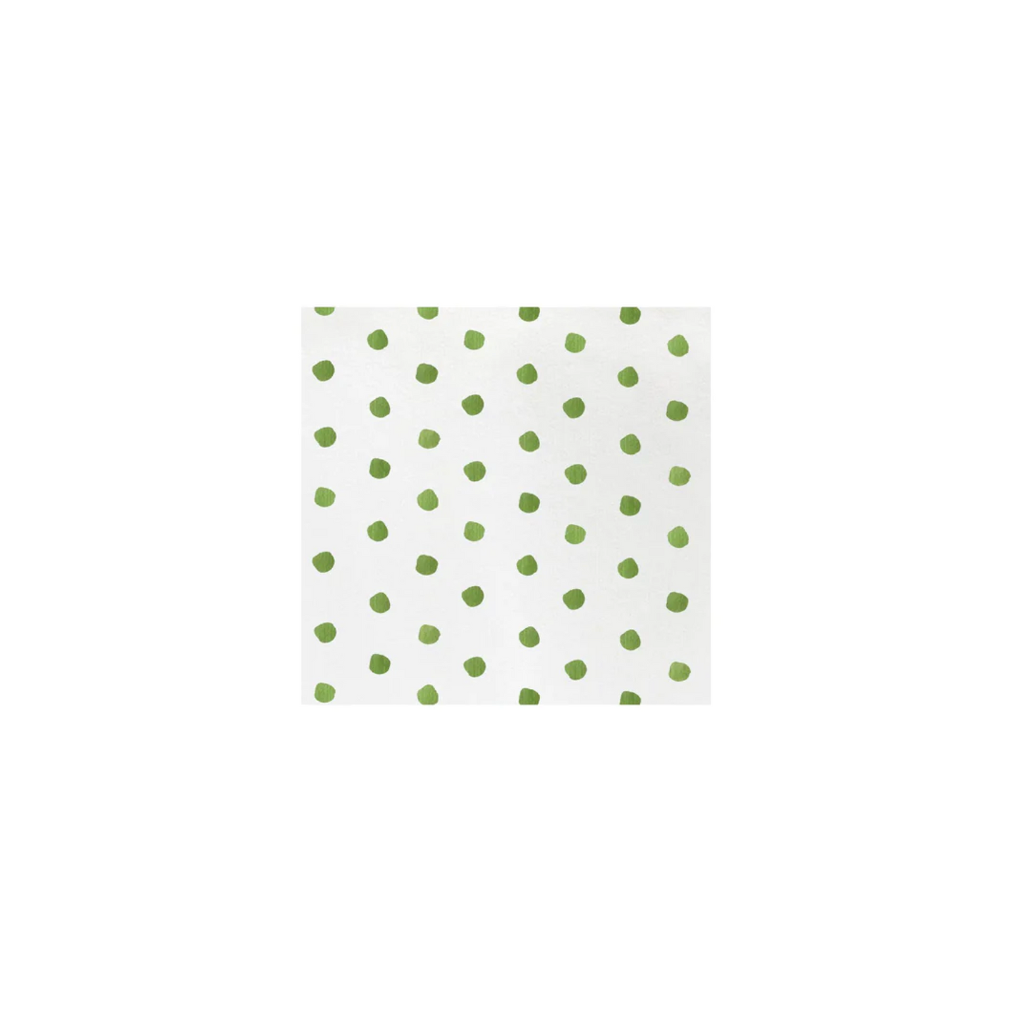 Papersoft Napkins Dot Green Cocktail Napkins (Pack of 20)