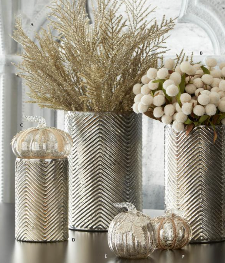 40" Gold Glittered Spray