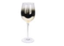 Metallic Gold Wine Glass