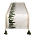 Winter Woodland Embellished Table Runner