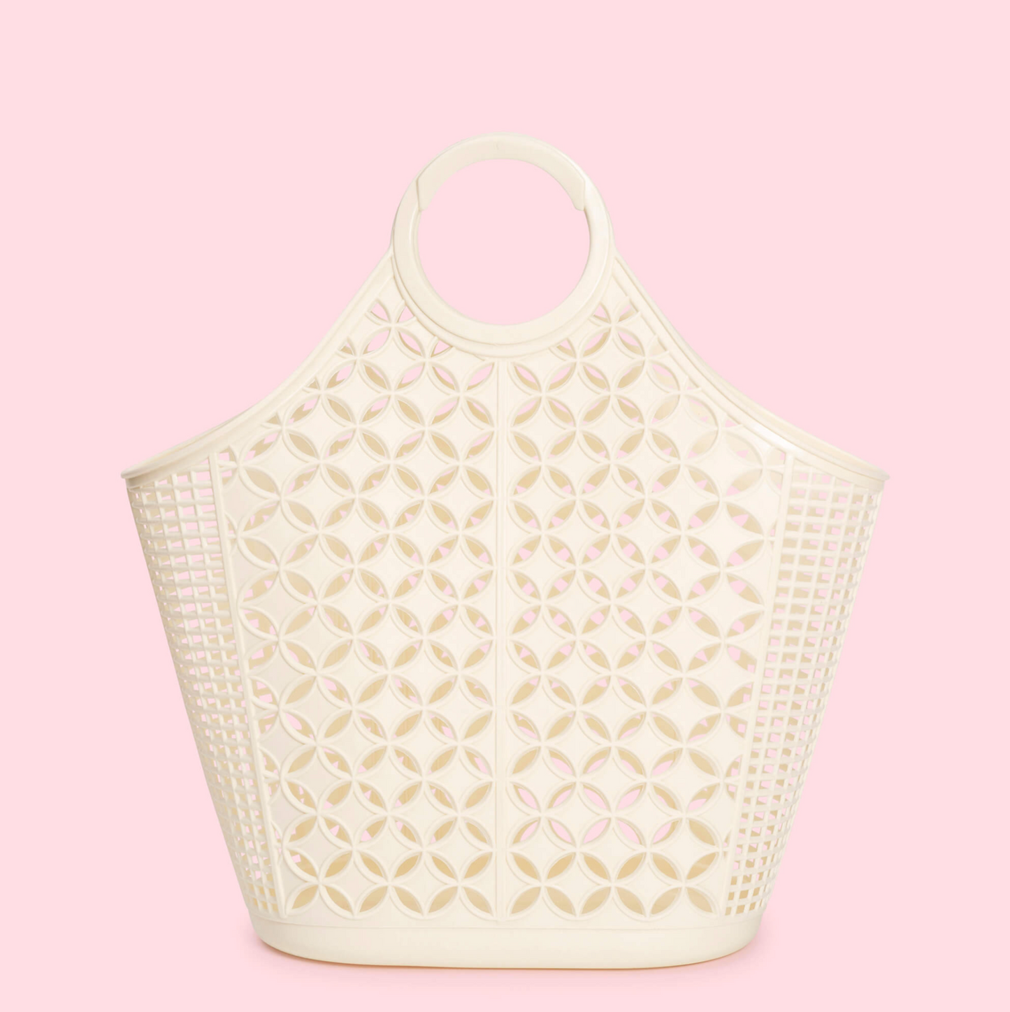 Cream Atomic Tote