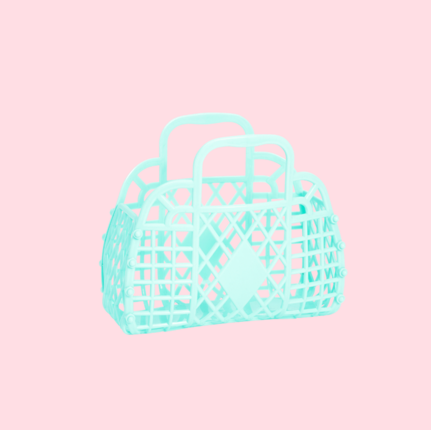 Mini Seafoam Retro Basket