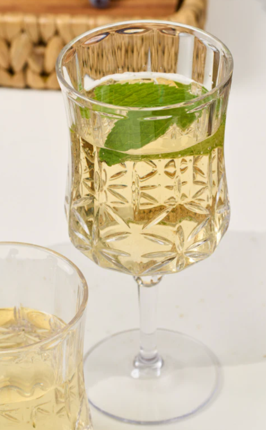 Wine Traditional Stemmed Shatterproof Glass - Clear 16oz