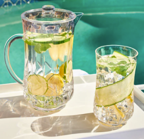 Tumbler Traditional Shatterproof Tall Glass - Clear 21oz