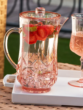 Shatterproof Pitcher in Blush, 53oz
