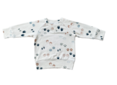 Animal Footprint Boy's Raglan Sweatshirt