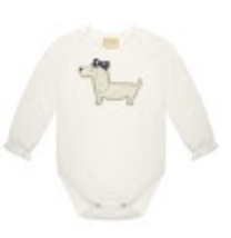 Dog White Bodysuit