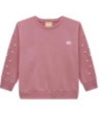 Girls Pearl Heart Sweatshirt