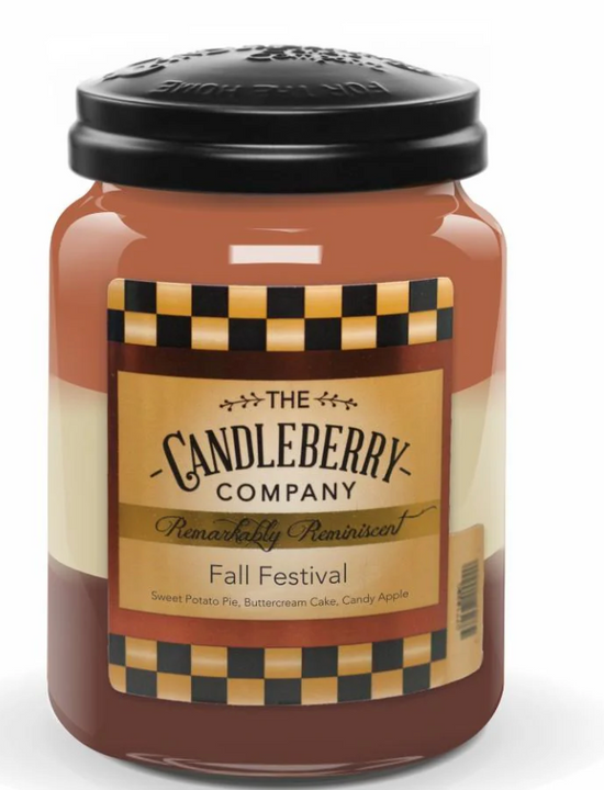 Fall Festival Large Candle Jar