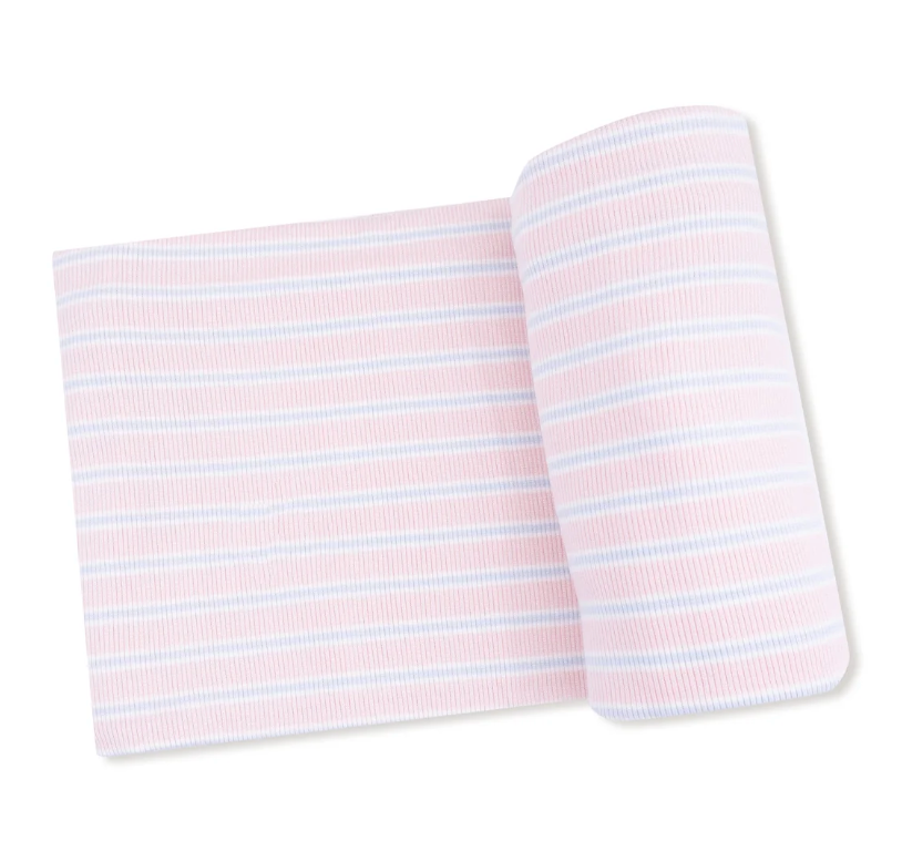 Basics - Multi Stripe - Pink - Swaddle Blanket
