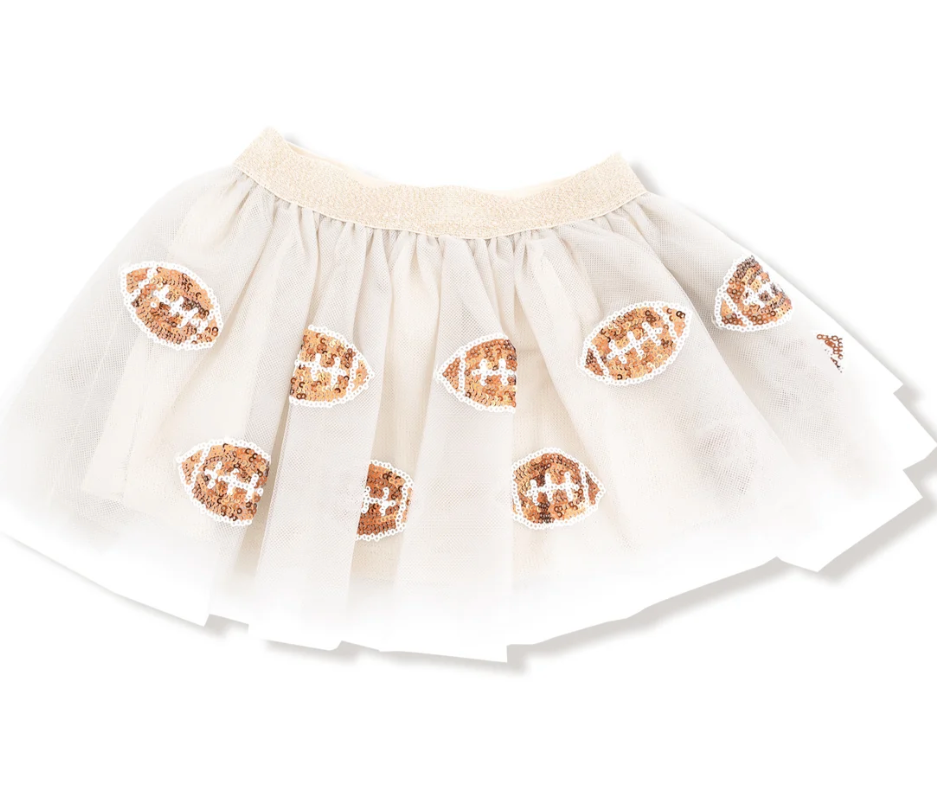 Varsity - Football Oatmeal - Tutu Skirt