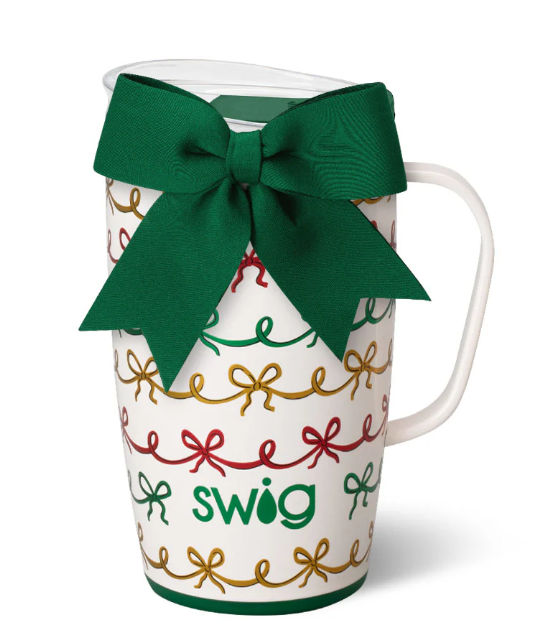 Christmas Bows Travel Mug 18oz