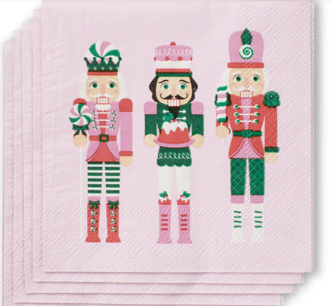 Sugar Plum Soldiers Cocktail Napkins