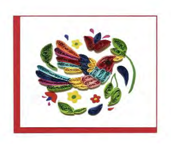 Handmade Quilling Cards Little Bird