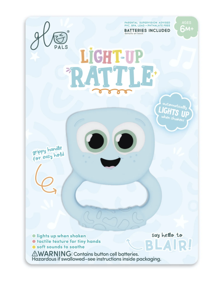 Glo Pals Light Up Rattle-Blair (Blue)