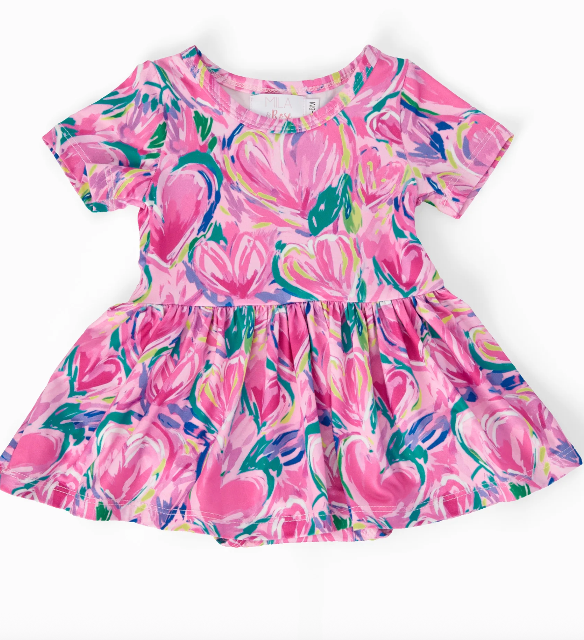 Sweetheart Scribbles S/S Twirl Bodysuit