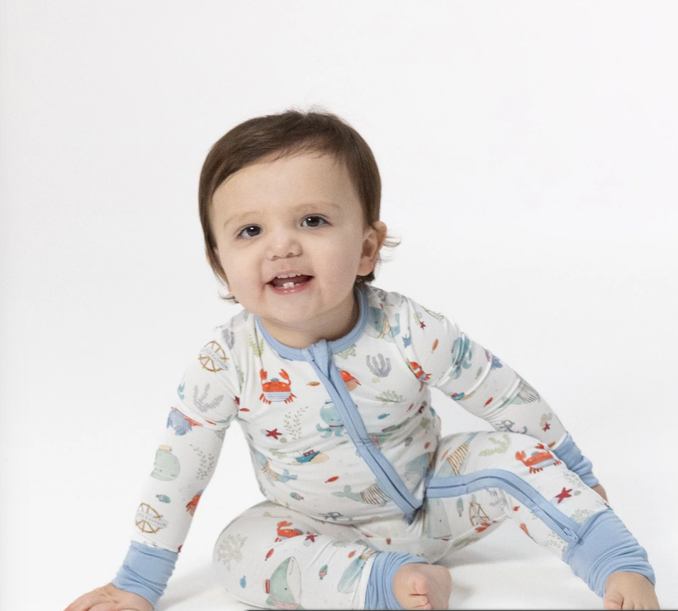 Sailor Sea Creatures-Convertible Romper