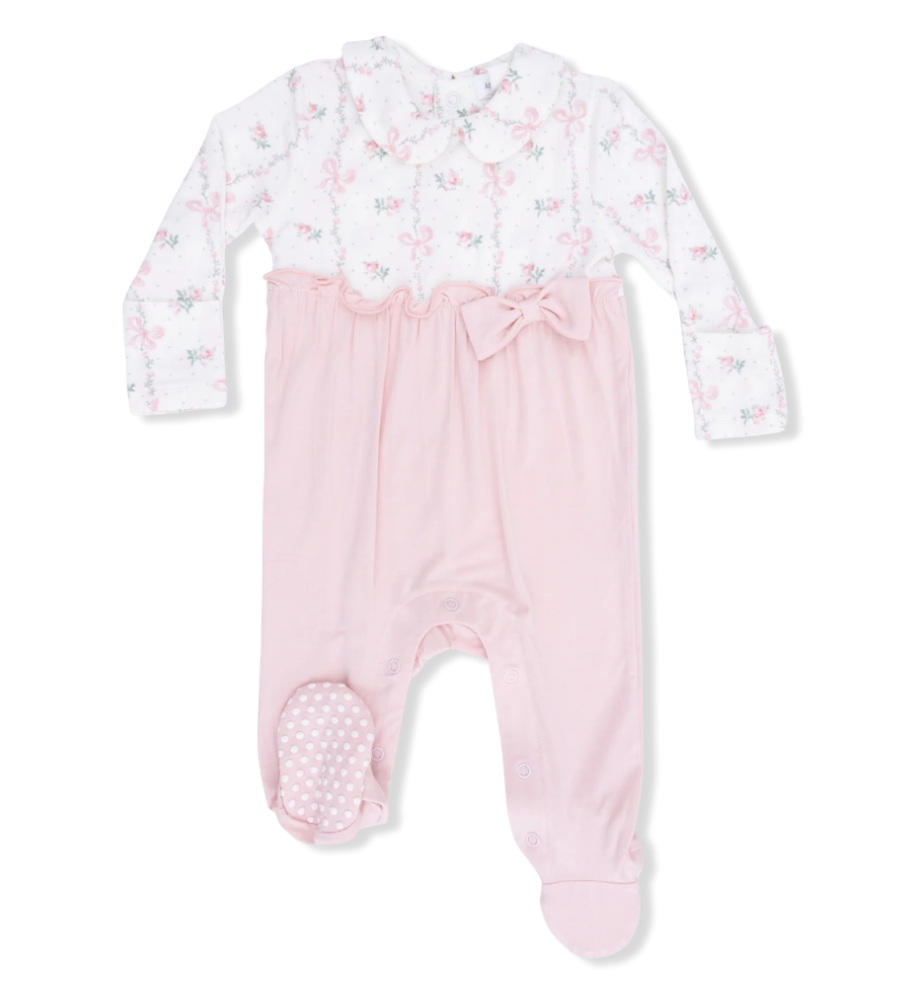 Dainty Buds and Bows- Bow Footie