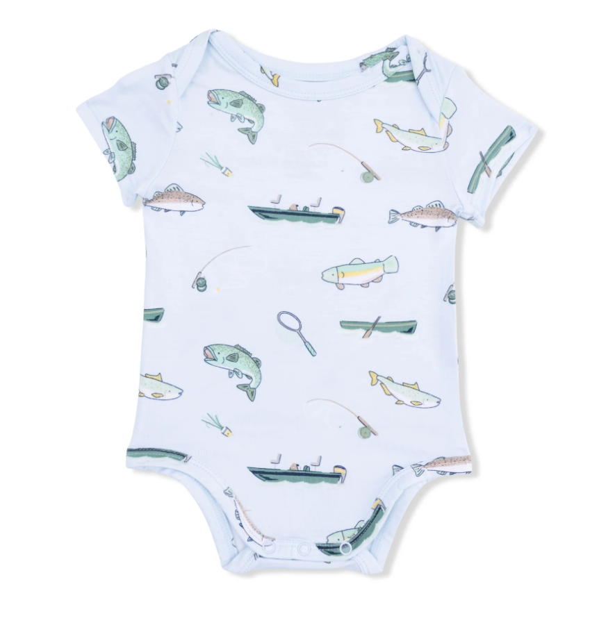 Fishing- Short Sleeve Bodysuit