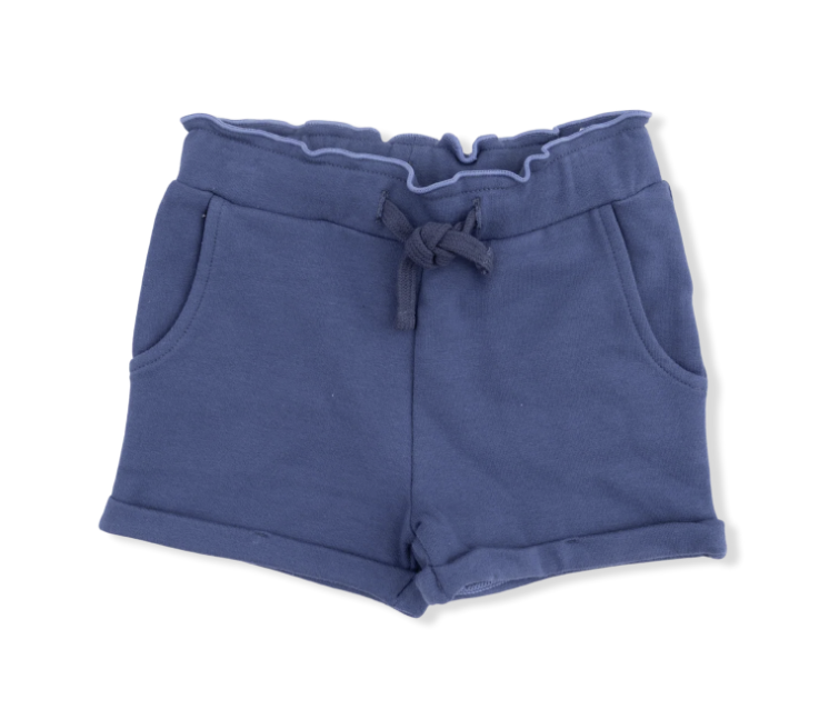 Oceana French Terry- Paperbag Shorts