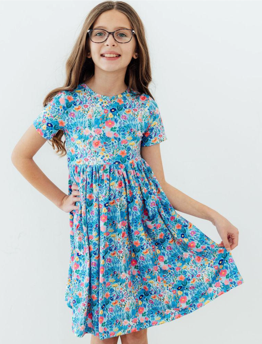 Blooming in Wonderland S/S Pocket Twirl Dress