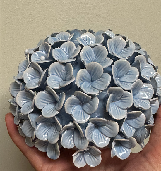 Pale Blue Flower Vase